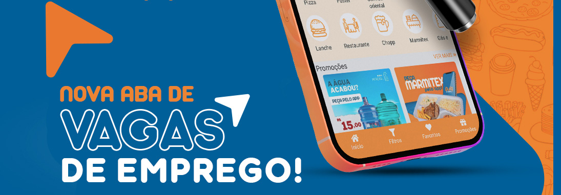 Novidade no app: Vagas de emprego.