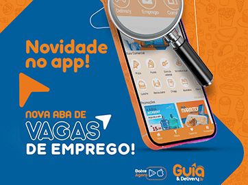 Novidade no app: Vagas de emprego.